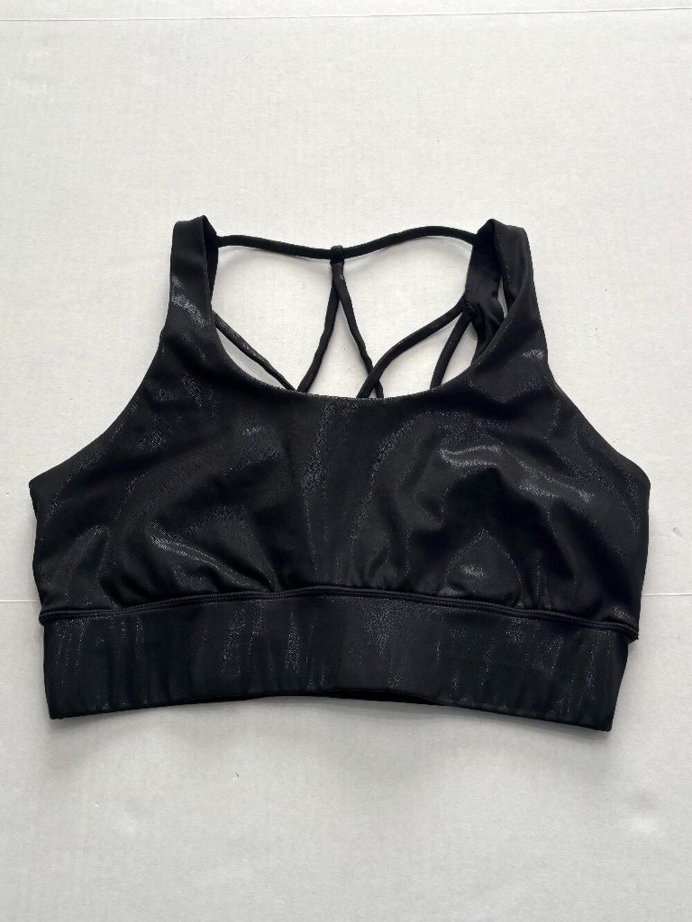 Crowned Athletics Onyx Jewel Sports Bra Size XL
